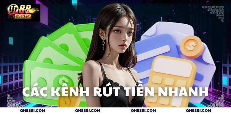 Phương thức rút tiền QH88 hiệu quả